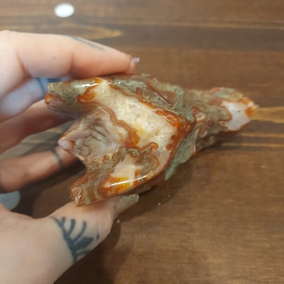 Carnelian & Durzy Crystal Dragon Head - Picture 6 of 9